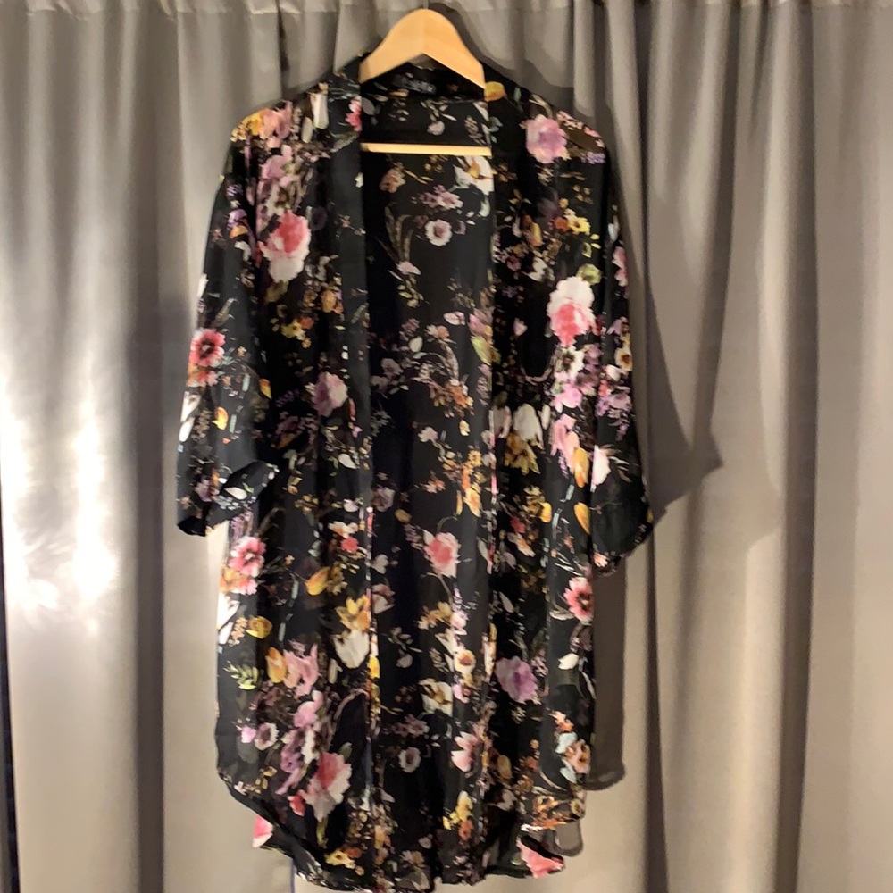 Sheer robe/cover-up/kaftan